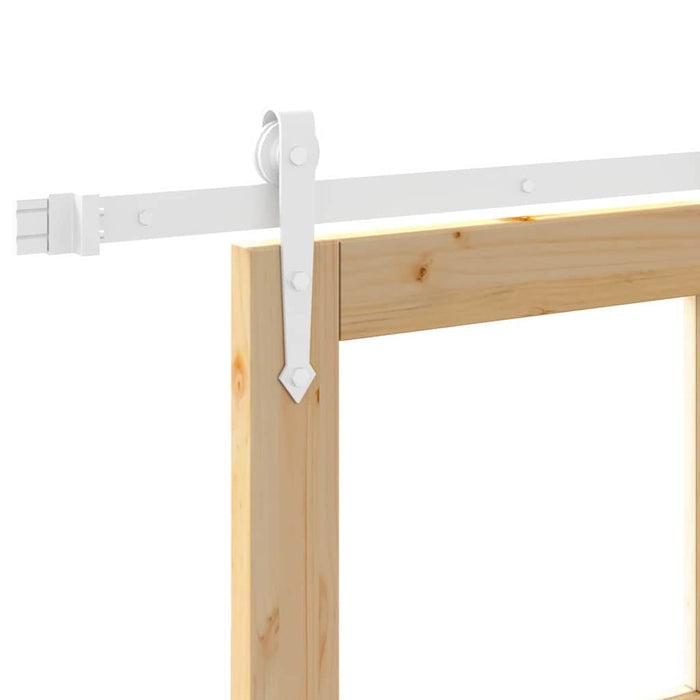 Ușă glisantă natural 93 x 232 cm Lemn masiv de pin și sticlă - WALTI WALTI