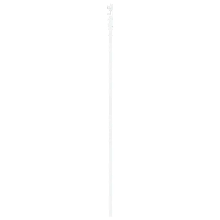 Ușă glisantă Alb 93 x 232 cm Lemn masiv de pin și sticlă - WALTI WALTI
