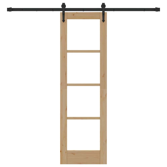 Ușă glisantă Natural și Negru 61 x 198,5 cm - WALTI WALTI