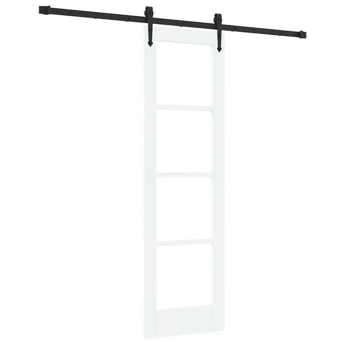 Ușă glisantă Alb și negru 61 x 198,5 cm - WALTI WALTI