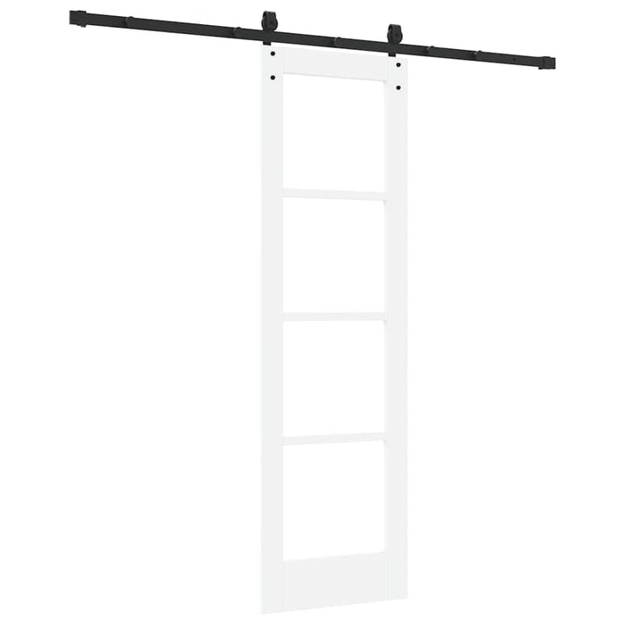 Ușă glisantă Alb și negru 61 x 198,5 cm - WALTI WALTI