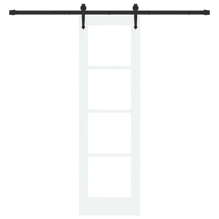 Ușă glisantă Alb și negru 61 x 198,5 cm - WALTI WALTI