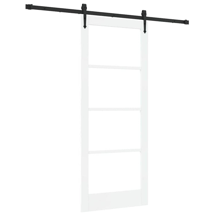 Ușă glisantă Alb și negru 83 x 202 cm - WALTI WALTI