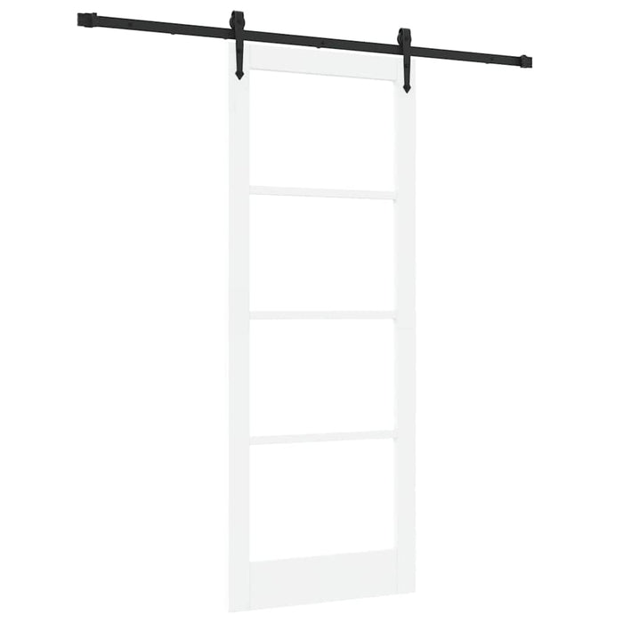 Ușă glisantă Alb și negru 83 x 211 cm - WALTI WALTI