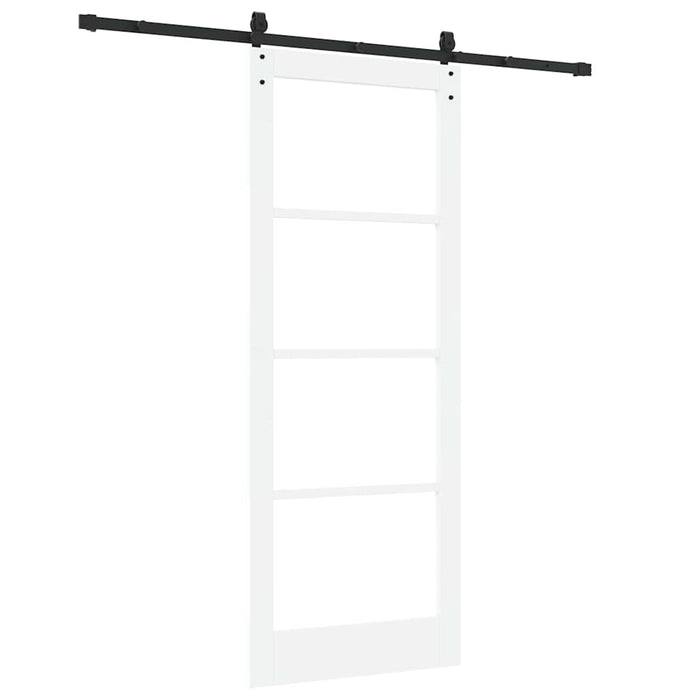 Ușă glisantă Alb și negru 83 x 211 cm - WALTI WALTI