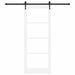 Ușă glisantă Alb și negru 83 x 211 cm - WALTI WALTI
