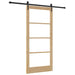 Ușă glisantă Natural și Negru 93 x 202 cm - WALTI WALTI