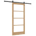Ușă glisantă Natural și Negru 93 x 202 cm - WALTI WALTI
