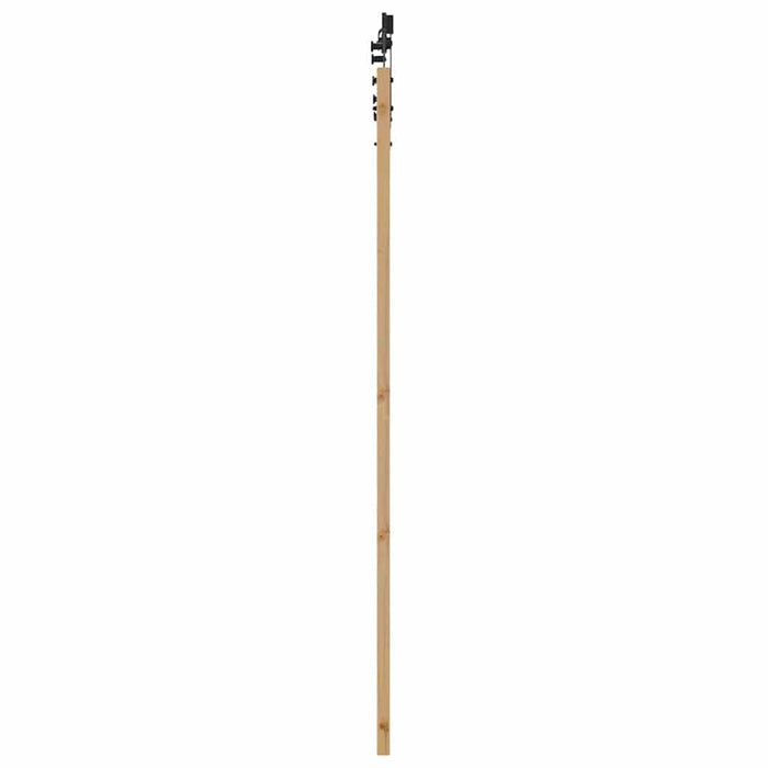Ușă glisantă Natural și Negru 93 x 202 cm - WALTI WALTI