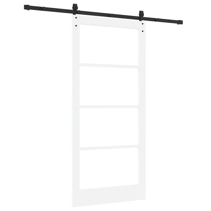 Ușă glisantă Alb și negru 93 x 202 cm - WALTI WALTI