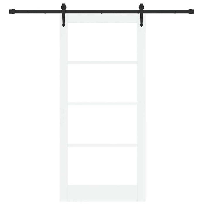 Ușă glisantă Alb și negru 93 x 202 cm - WALTI WALTI