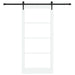 Ușă glisantă Alb și negru 93 x 202 cm - WALTI WALTI