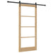 Ușă glisantă Natural și Negru 93 x 211 cm - WALTI WALTI