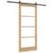 Ușă glisantă Natural și Negru 93 x 211 cm - WALTI WALTI