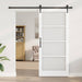 Ușă glisantă Alb și negru 93 x 211 cm - WALTI WALTI