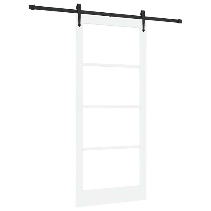 Ușă glisantă Alb și negru 93 x 211 cm - WALTI WALTI