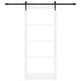 Ușă glisantă Alb și negru 93 x 211 cm - WALTI WALTI