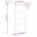 Ușă glisantă Alb și negru 93 x 211 cm - WALTI WALTI