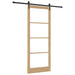 Ușă glisantă Natural și Negru 93 x 232 cm - WALTI WALTI