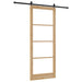 Ușă glisantă Natural și Negru 93 x 232 cm - WALTI WALTI