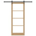 Ușă glisantă Natural și Negru 93 x 232 cm - WALTI WALTI