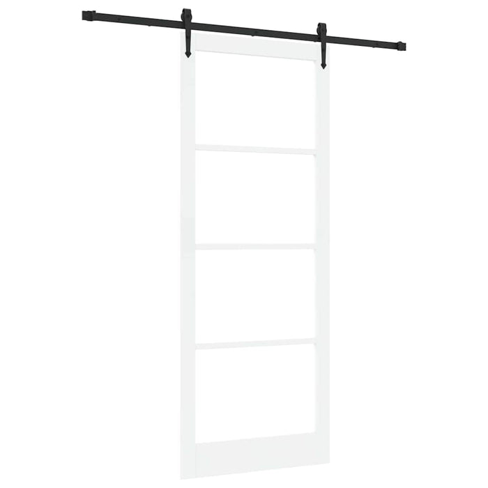 Ușă glisantă Alb și negru 93 x 232 cm - WALTI WALTI