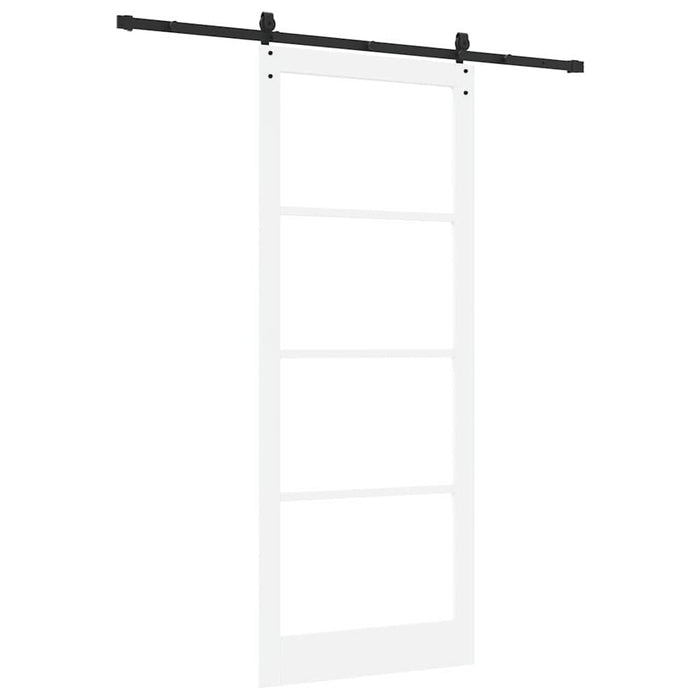 Ușă glisantă Alb și negru 93 x 232 cm - WALTI WALTI