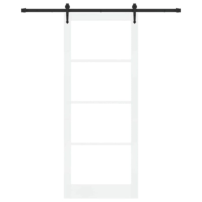Ușă glisantă Alb și negru 93 x 232 cm - WALTI WALTI