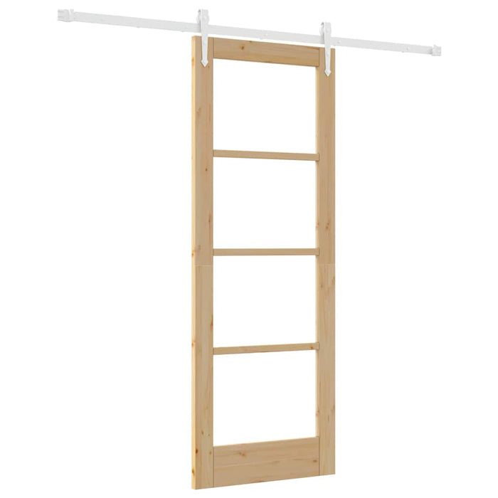 Ușă glisantă Manual Maro 73.5 x 198.5 cm Lemn și metal - WALTI WALTI