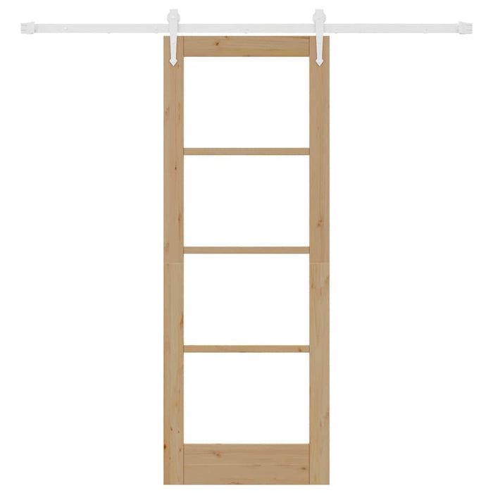Ușă glisantă Manual Maro 73.5 x 198.5 cm Lemn și metal - WALTI WALTI