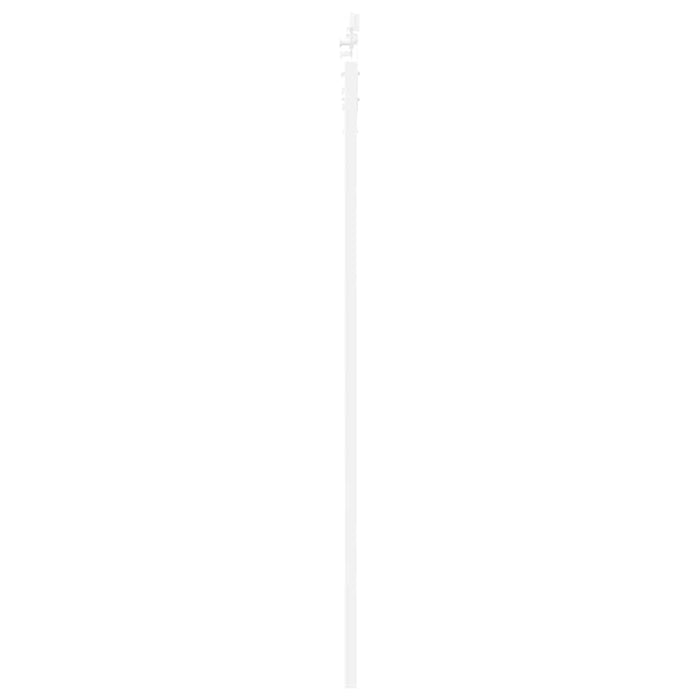 Ușă glisantă Alb 93 x 202 cm Lemn masiv de pin și sticlă - WALTI WALTI