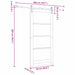Ușă glisantă Alb 93 x 202 cm Lemn masiv de pin și sticlă - WALTI WALTI