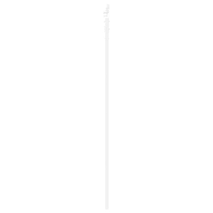 Ușă glisantă Alb 93 x 211 cm Lemn masiv de pin și sticlă - WALTI WALTI