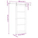 Ușă glisantă natural 93 x 232 cm Lemn masiv de pin și sticlă - WALTI WALTI
