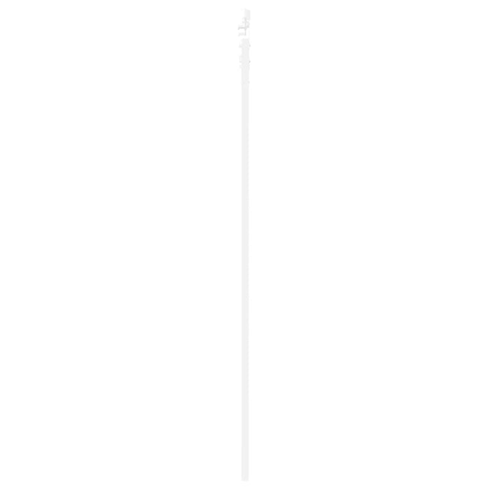 Ușă glisantă Alb 93 x 232 cm Lemn masiv de pin și sticlă - WALTI WALTI