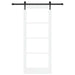 Ușă glisantă ORKDAL Alb 83 x 202 cm Lemn masiv de pin și sticlă - WALTI WALTI