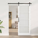 Ușă glisantă ORKDAL Alb 83 x 211 cm Lemn masiv de pin și sticlă - WALTI WALTI