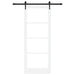 Ușă glisantă ORKDAL Alb 83 x 211 cm Lemn masiv de pin și sticlă - WALTI WALTI