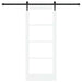 Ușă glisantă ORKDAL Alb 83 x 202 cm Lemn masiv de pin și sticlă - WALTI WALTI