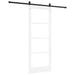 Ușă glisantă ORKDAL Alb 83 x 211 cm Lemn masiv de pin și sticlă - WALTI WALTI