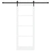 Ușă glisantă ORKDAL Alb 83 x 211 cm Lemn masiv de pin și sticlă - WALTI WALTI