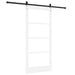 Ușă glisantă ORKDAL Alb 93 x 202 cm Lemn masiv de pin și sticlă - WALTI WALTI