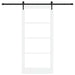 Ușă glisantă ORKDAL Alb 93 x 202 cm Lemn masiv de pin și sticlă - WALTI WALTI