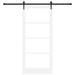 Ușă glisantă ORKDAL Alb 93 x 211 cm Lemn masiv de pin și sticlă - WALTI WALTI