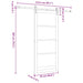 Ușă glisantă ORKDAL Alb 93 x 211 cm Lemn masiv de pin și sticlă - WALTI WALTI