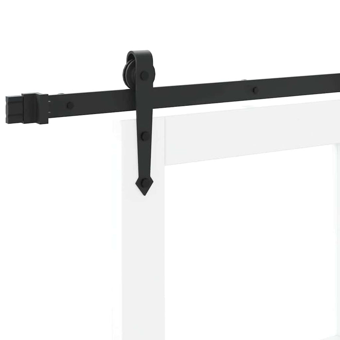 Ușă glisantă ORKDAL Alb 93 x 232 cm Lemn masiv de pin și sticlă - WALTI WALTI