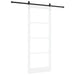 Ușă glisantă ORKDAL Alb 93 x 232 cm Lemn masiv de pin și sticlă - WALTI WALTI