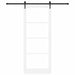 Ușă glisantă ORKDAL Alb 93 x 232 cm Lemn masiv de pin și sticlă - WALTI WALTI