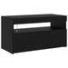 Cabinet TV 2 pcs Stejar Negru 195 x 35 x 40 cm Lemn compozit - WALTI WALTI