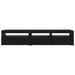 Cabinet TV 2 pcs Stejar Negru 195 x 35 x 40 cm Lemn compozit - WALTI WALTI
